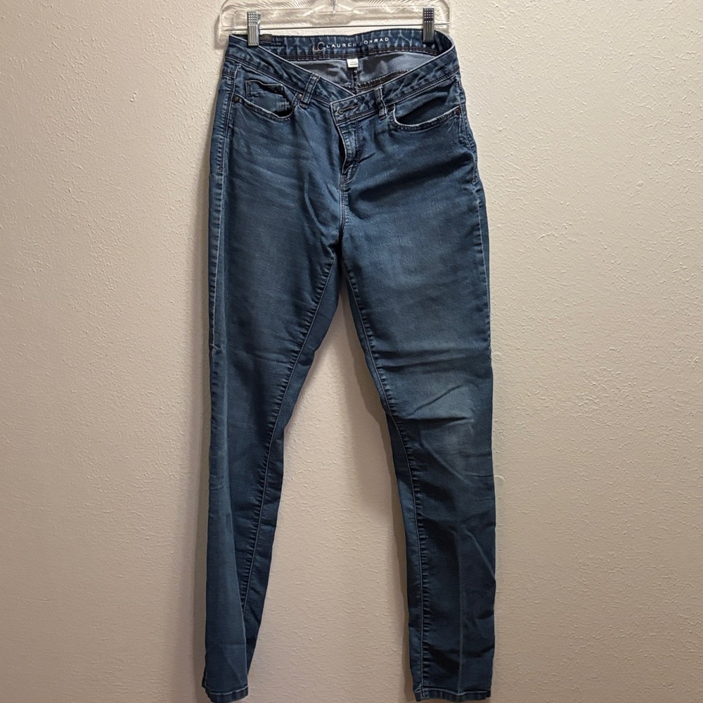 LC Lauren Conrad Dark Blue Skinny Jeans